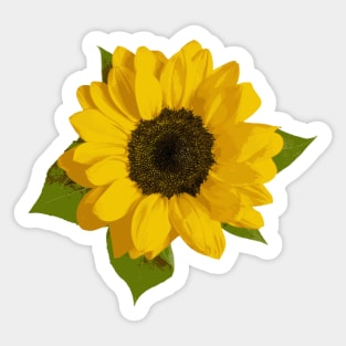 Sunflower Sticker